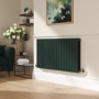 Riace Evergreen Horizontal Flat Designer Radiator 600x1156mm Double Panel 4370 BTU