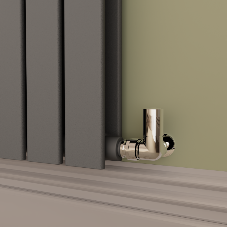 Riace Anthracite Horizontal Flat Designer Radiator 800x1428mm Double Panel 6926 BTU