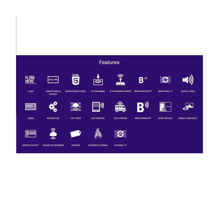 BrightSign HD223 Mainstream Full HD Media Player