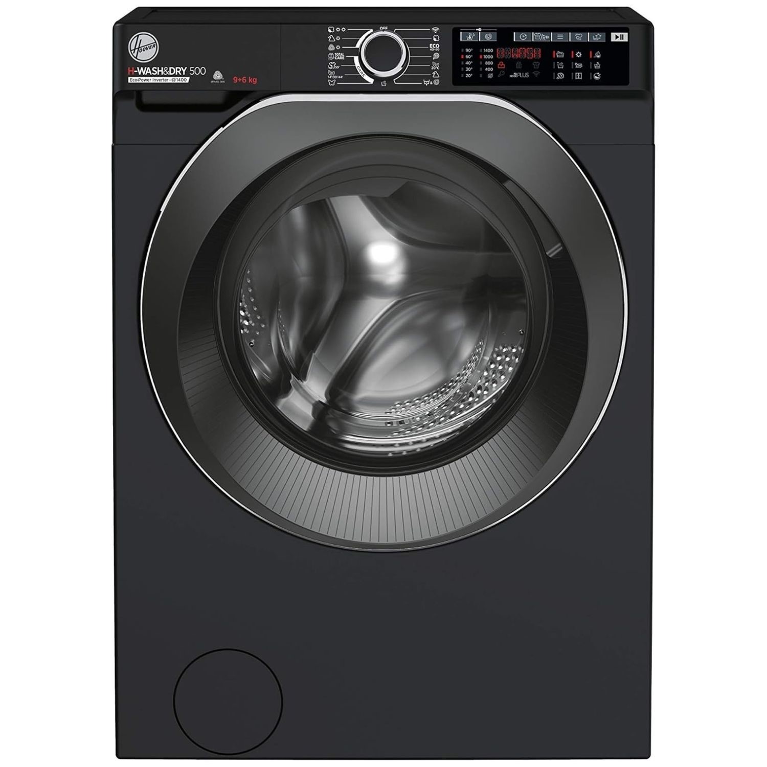 Hoover Hd496ambcb/1-80 9Kg Wash 6Kg Dry Washer Dryer, 1400Rpm H-Wash&Dry 500, D Rated,  31010883