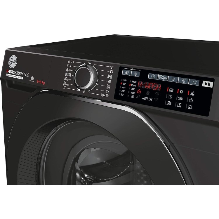 Hoover H-Wash 500 9kg Wash 6kg Dry 1400rpm Washer Dryer - Black