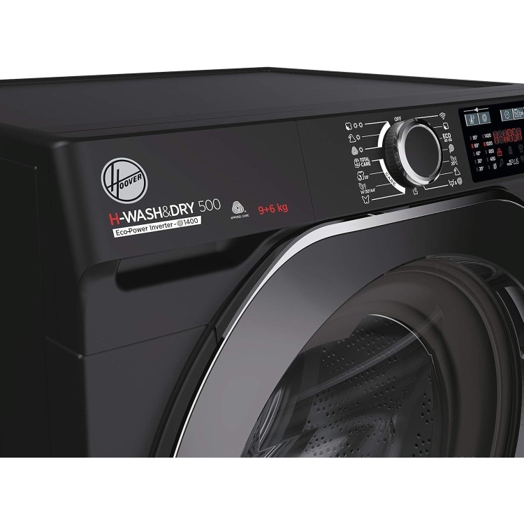 Hoover H-Wash 500 9kg Wash 6kg Dry 1400rpm Washer Dryer - Black