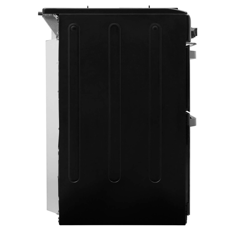 Refurbished Hotpoint HD5G00CCBK 50cm Double Cavity Gas Cooker Black