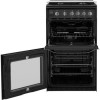 Hotpoint HD5G00CCBK 50cm Double Cavity Gas Cooker with Lid - Black