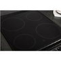 Refurbished Hotpoint HD5V92KCB 50cm Double Cavity Electric Cooker With Ceramic Hob Black