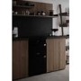 Refurbished Hotpoint HD5V93CCB 50cm Double Oven Electric Cooker With Ceramic Hob Black