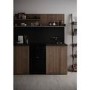 Refurbished Hotpoint HD5V93CCB 50cm Double Oven Electric Cooker With Ceramic Hob Black