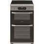 Hotpoint 50cm Double Oven Electric Cooker - Grey