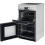Hotpoint 50cm Double Oven Electric Cooker - Grey