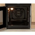 Refurbished Hotpoint HD5V93CCW 50cm Double Oven Electric Cooker with Ceramic Hob White