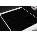 Refurbished Hotpoint HD5V93CCW 50cm Double Oven Electric Cooker with Ceramic Hob White