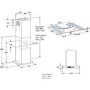 AEG HD6470-M Extendable Canopy 60-80cm Chimney Cooker Hood Stainless Steel