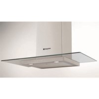 Hotpoint HD7T Flat Glass 70cm Chimney Hood in Stainless Steel