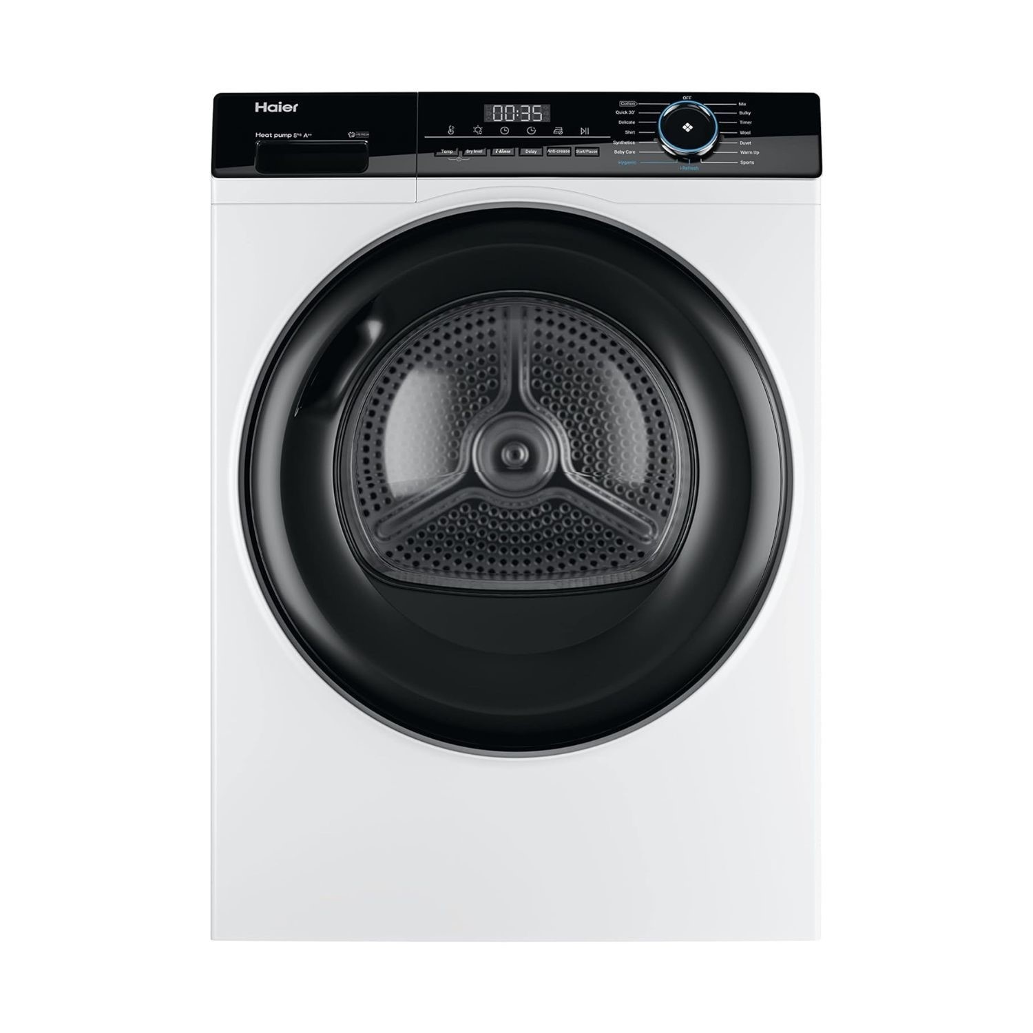 Haier HD80-A2939-UK 939 Series 3 8kg Heat Pump Tumble Dryer - White