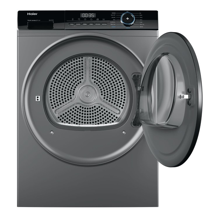 Haier 939 Series 3 8kg Heat Pump Tumble Dryer - Graphite