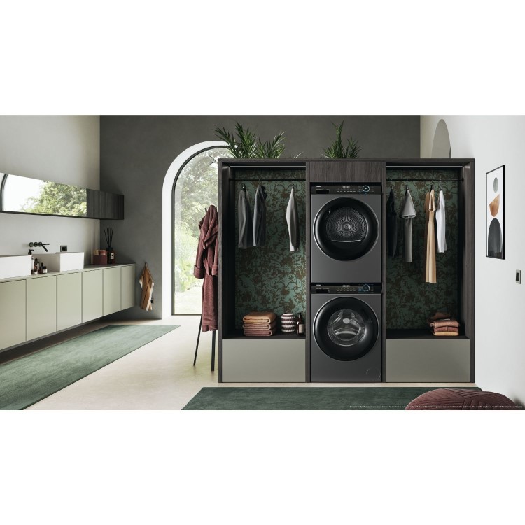 Haier 939 Series 3 8kg Heat Pump Tumble Dryer - Graphite