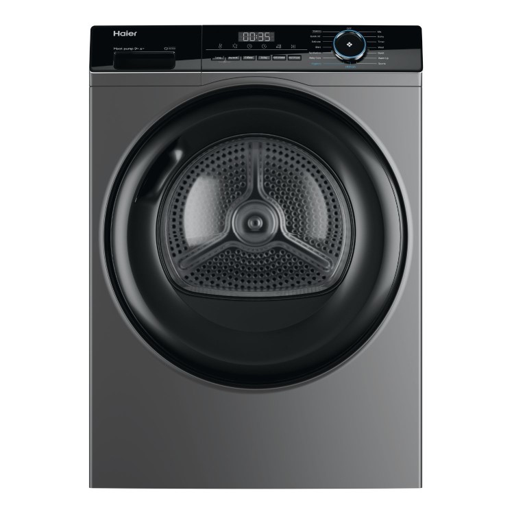 Haier 939 Series 3 9kg Heat Pump Tumble Dryer - Graphite