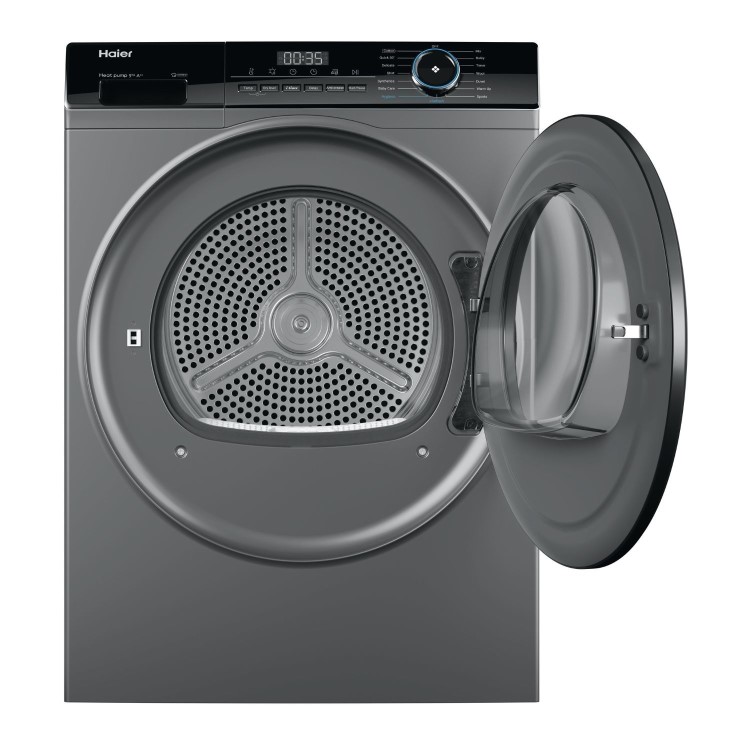 Haier 939 Series 3 9kg Heat Pump Tumble Dryer - Graphite