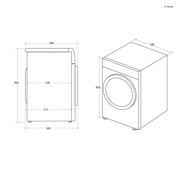 Haier 939 Series 3 9kg Heat Pump Tumble Dryer - Graphite