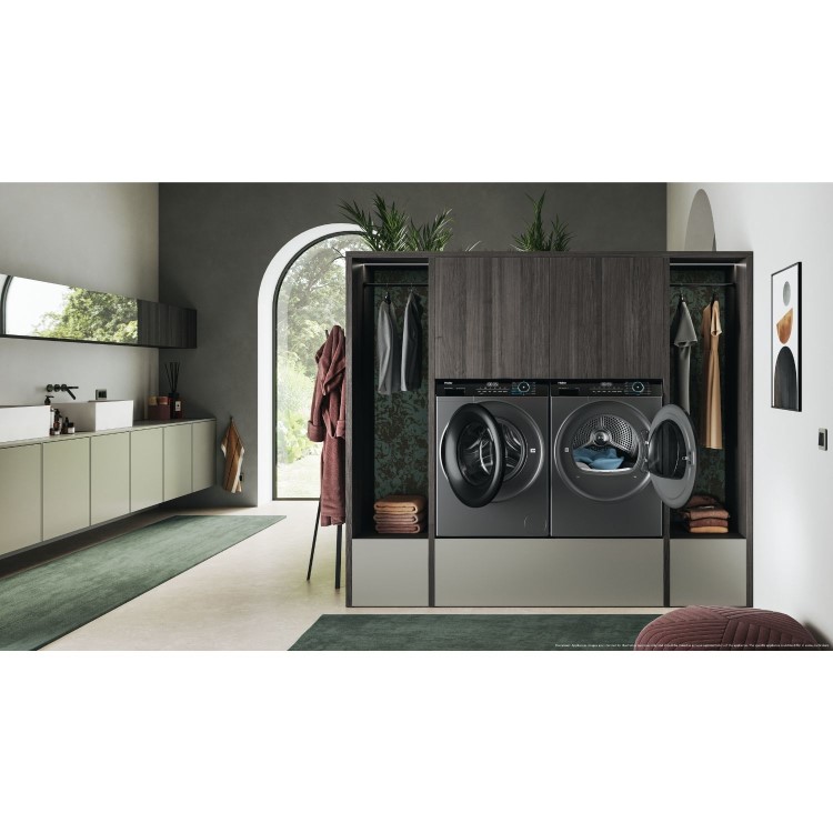 Haier 939 Series 3 9kg Heat Pump Tumble Dryer - Graphite