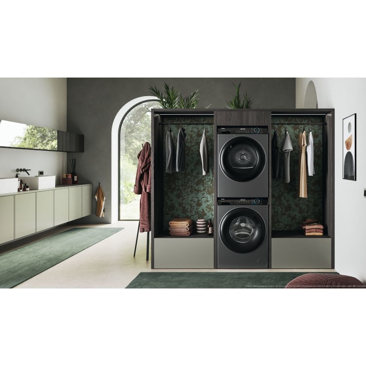 Haier 939 Series 3 9kg Heat Pump Tumble Dryer - Graphite