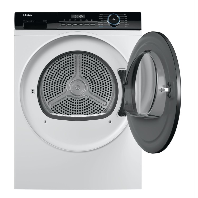 Haier 939 Series 3 9kg Heat Pump Tumble Dryer - White