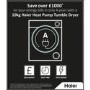 Haier Series 5 9kg Heat Pump Tumble Dryer - Graphite