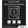 Haier 979  iPro Series 7 9kg Heat Pump Tumble Dryer - Graphite&#160;