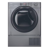 Haier Series 4 7kg Integrated Heat Pump Tumble Dryer - A++ Rated, Reverse Action - Graphite