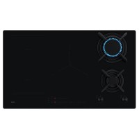 Refurbished AEG 8000 Series HDB95623NB 90cm Dual Fuel 2 Induction Zones and 2 Burner Gas Hob Refurbished AEG 8000 Series HDB95623NB 90cm Dual Fuel 2 Induction Zones and 2 Burner Gas Hob