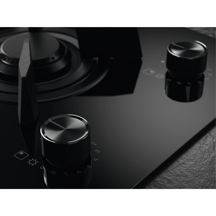 Refurbished AEG 8000 Series HDB95623NB 90cm Dual Fuel 2 Induction Zones and 2 Burner Gas Hob
