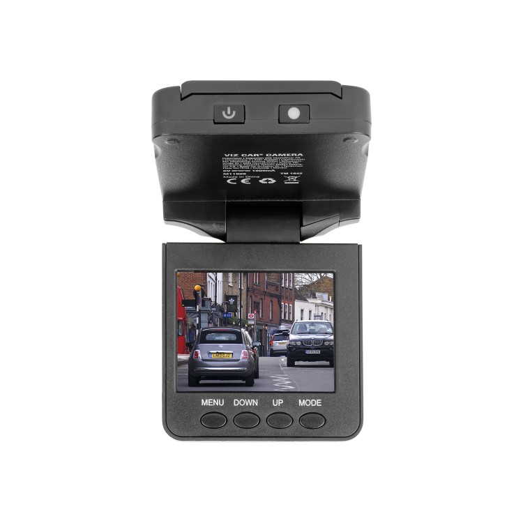 VIZ 720p HD car dashboard camera with  wide angle 2.5 Inch  colour screen