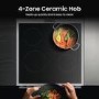 Hisense 60cm Electric Cooker - Stainless Steel