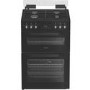 Hotpoint 60cm Dual Fuel Cooker - Black