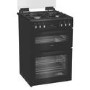 Hotpoint 60cm Dual Fuel Cooker - Black