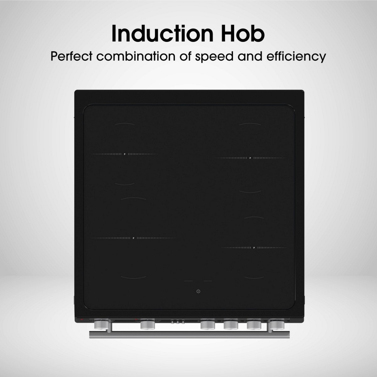 4 zone induction hob.