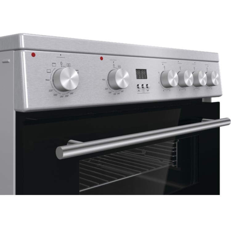 Hisense 60cm Electric Cooker - Stainless Steel