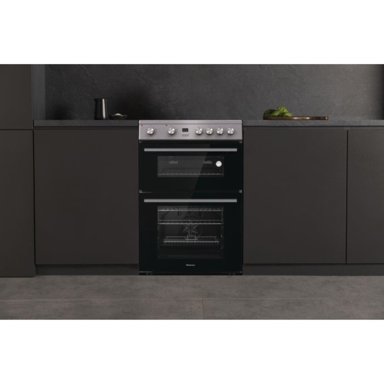 Hisense 60cm Electric Cooker - Stainless Steel