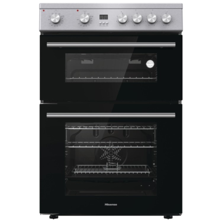Hisense 60cm Electric Cooker - Stainless Steel