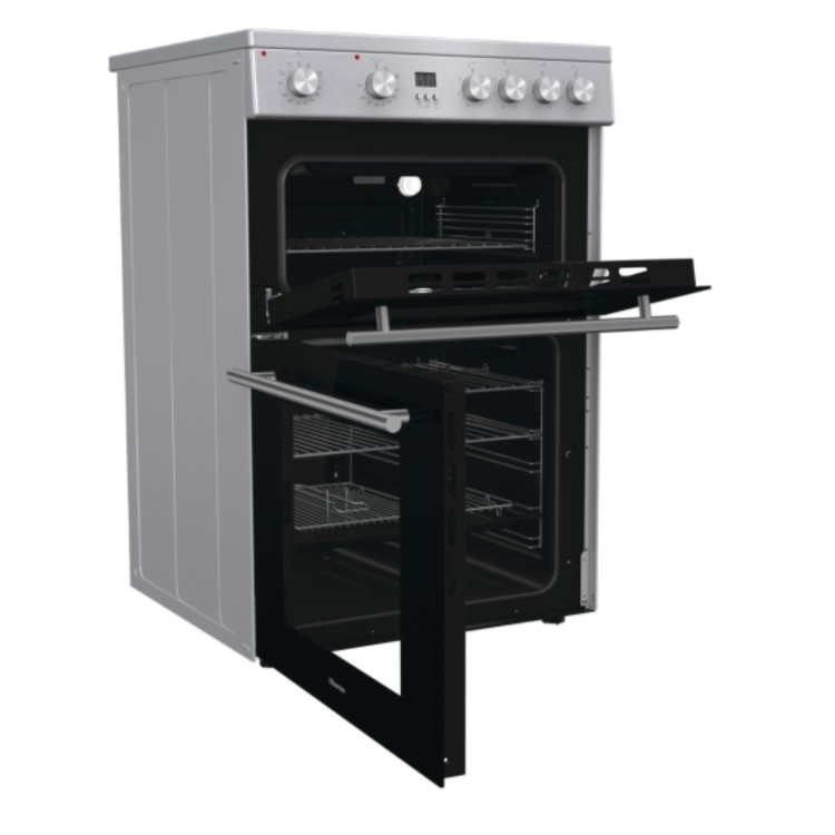Hisense 60cm Electric Cooker - Stainless Steel