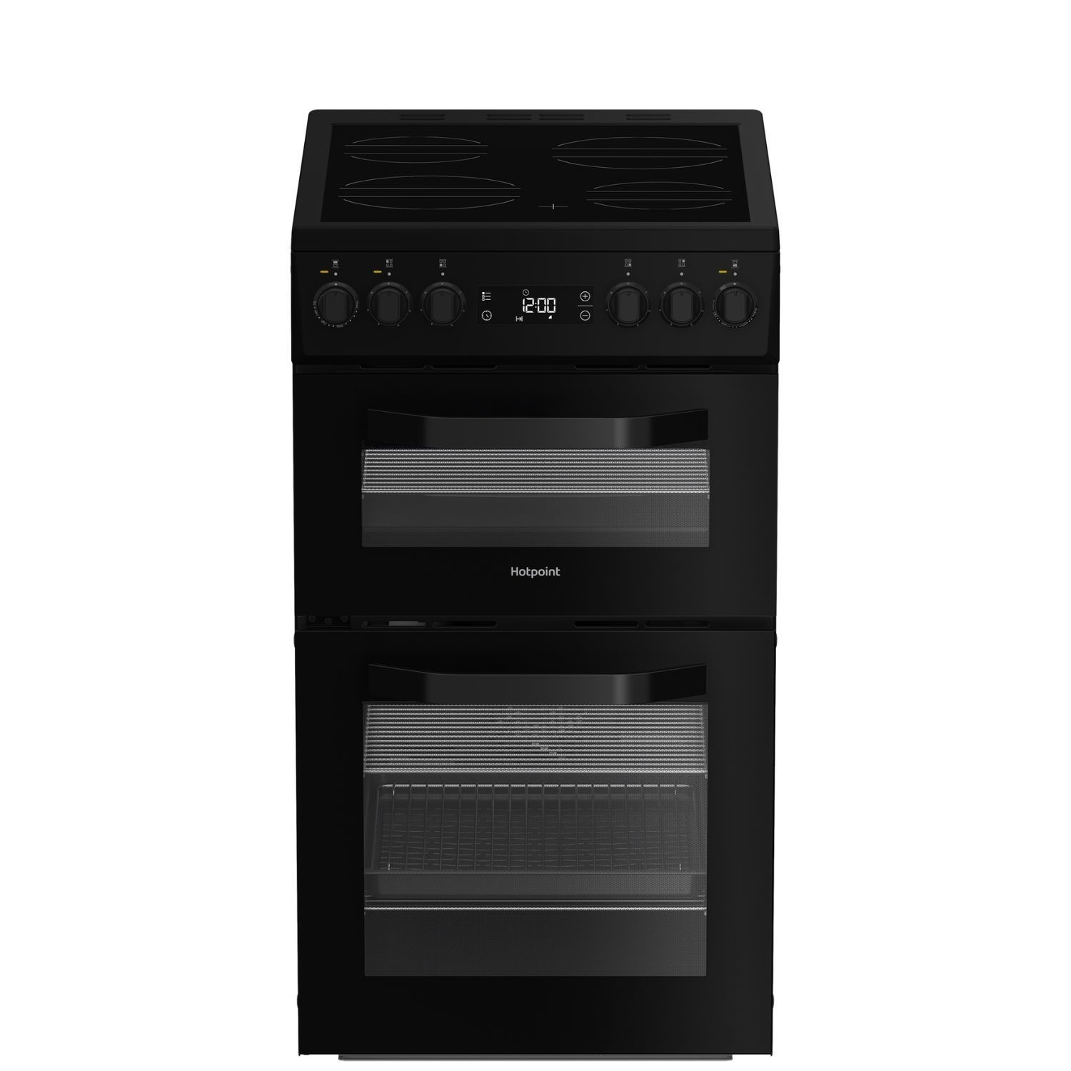 Hotpoint 50cm Electric Cooker - Black