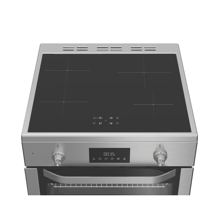 Hotpoint 60cm Electric Induction Cooker - Stainless steel