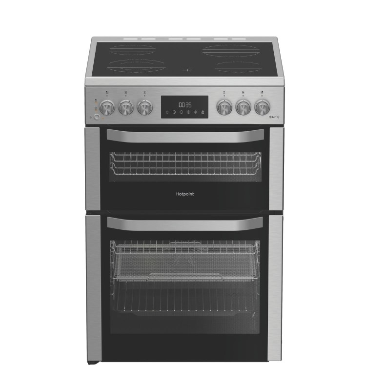 Hotpoint 60cm Electric Cooker - Stainless steel
