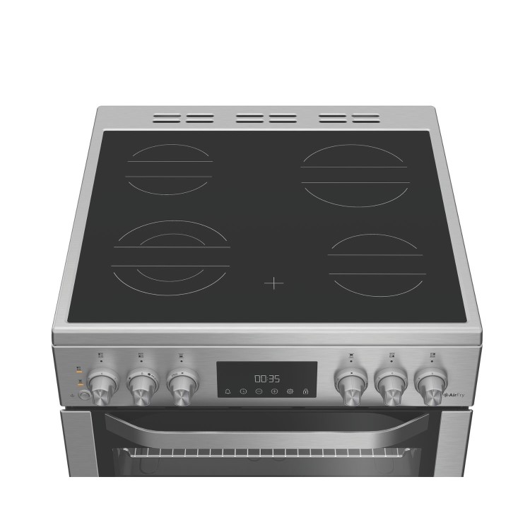 Hotpoint 60cm Electric Cooker - Stainless steel