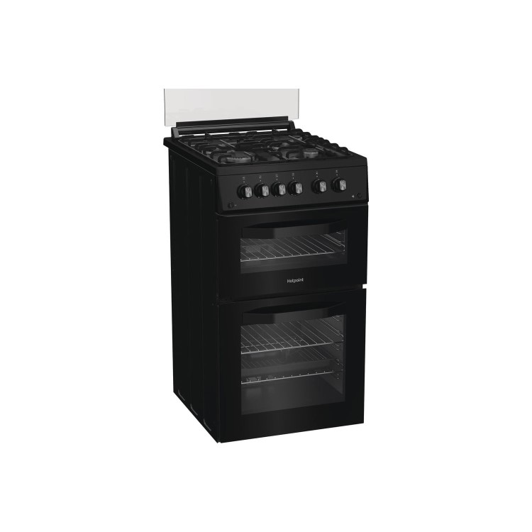 Hotpoint 50cm Gas Cooker - Black