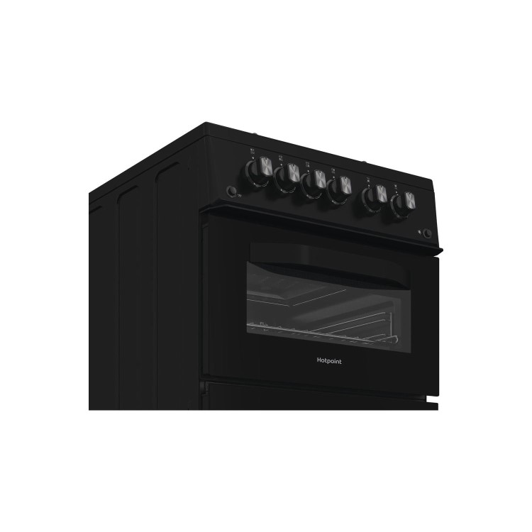 Hotpoint 50cm Gas Cooker - Black