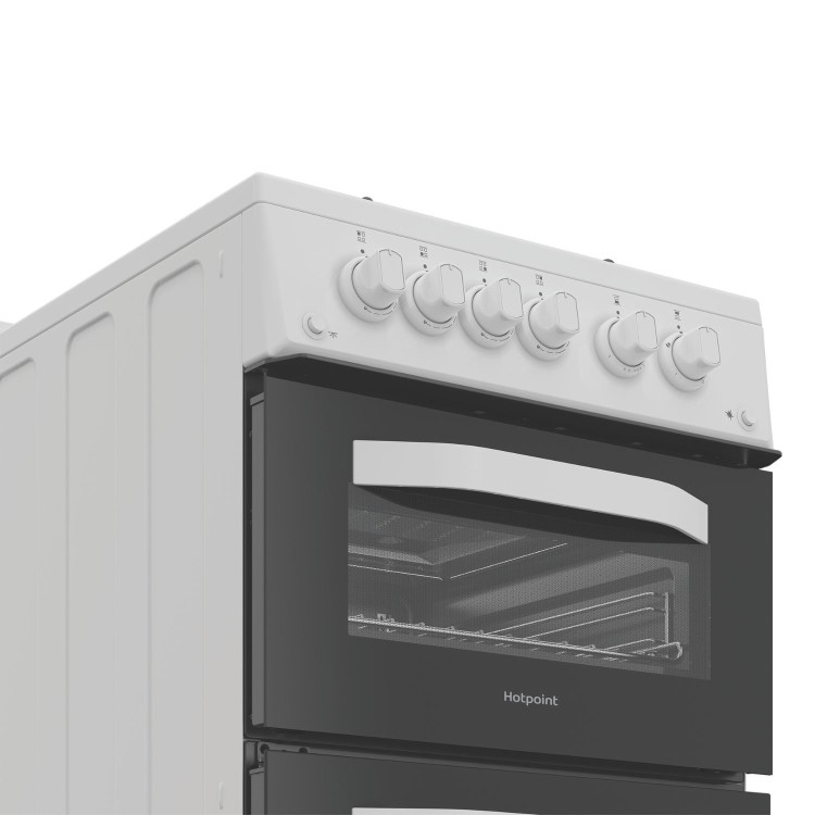 Hotpoint 50cm Gas Cooker - White