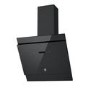 Hoover 60cm Angled Glass Canopy Cooker Hood - Black