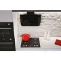 Hoover 60cm Angled Glass Canopy Cooker Hood - Black