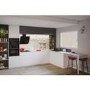 Hoover 60cm Angled Cooker Hood - Black Glass